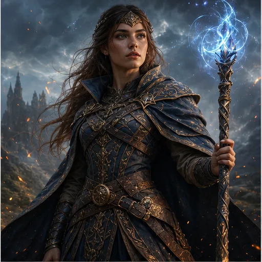 Fantasy character created with the text-to-image generator