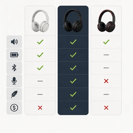 AI generated visual comparison chart