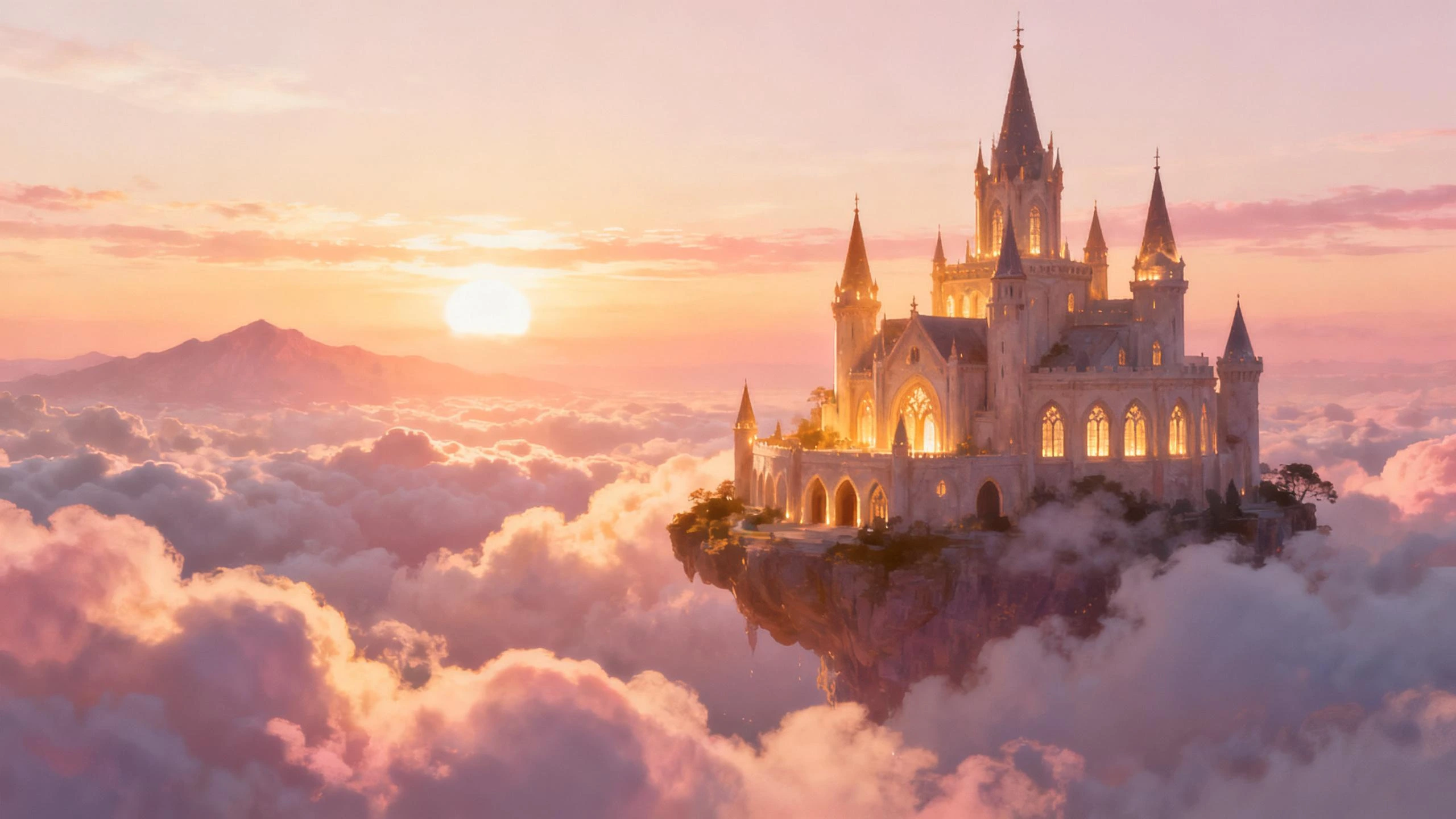 Paesaggio Fantasy - AI generated paesaggio by Flow AI Video